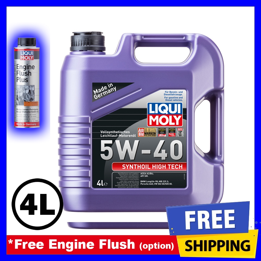 Liqui Moly SYNTHOIL HIGH TECH 5W-40 (4L) | Shopee Malaysia
