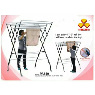 Tempat Penyidai Baju Rak Sidai Baju Full Stainless Steel Tempat Penyidai Baju Rak Sidai Baju Full Stainless Steel
