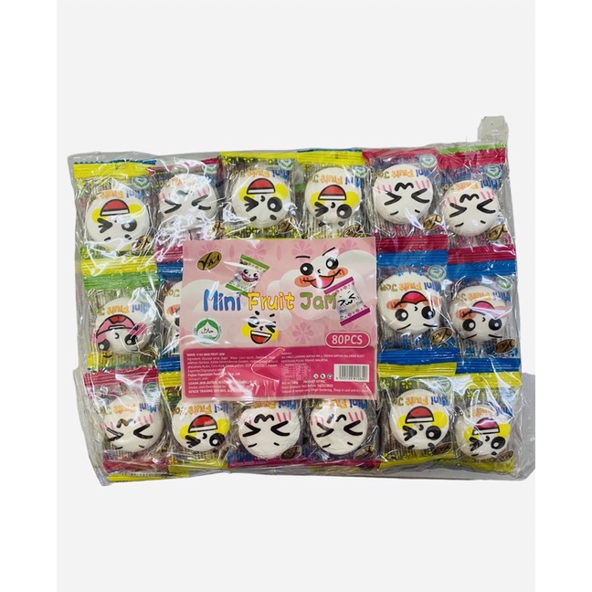 Emoji Mini Fruit Jam Marshmallow 80pcs Halal Shopee Malaysia
