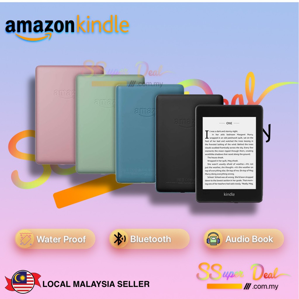 Latest Model Amazon Kindle Paperwhite 4 8gb 32gb Now Waterproof With 2x The Storage Ad Supported Shopee Malaysia