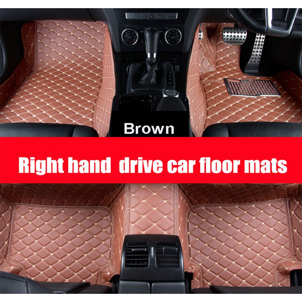 5d Leather Car Floor Mats For Honda City Cargo Mat Trunk Interior