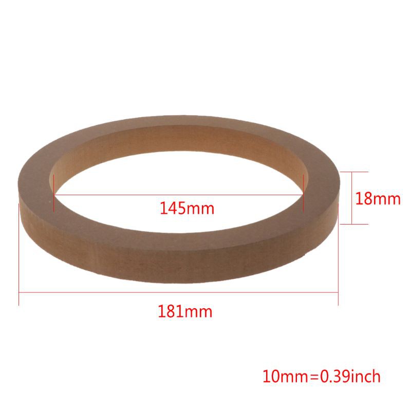 2pcs Wood Mdf Speaker Spacer Mounting Rings 6 5 Fiberglass