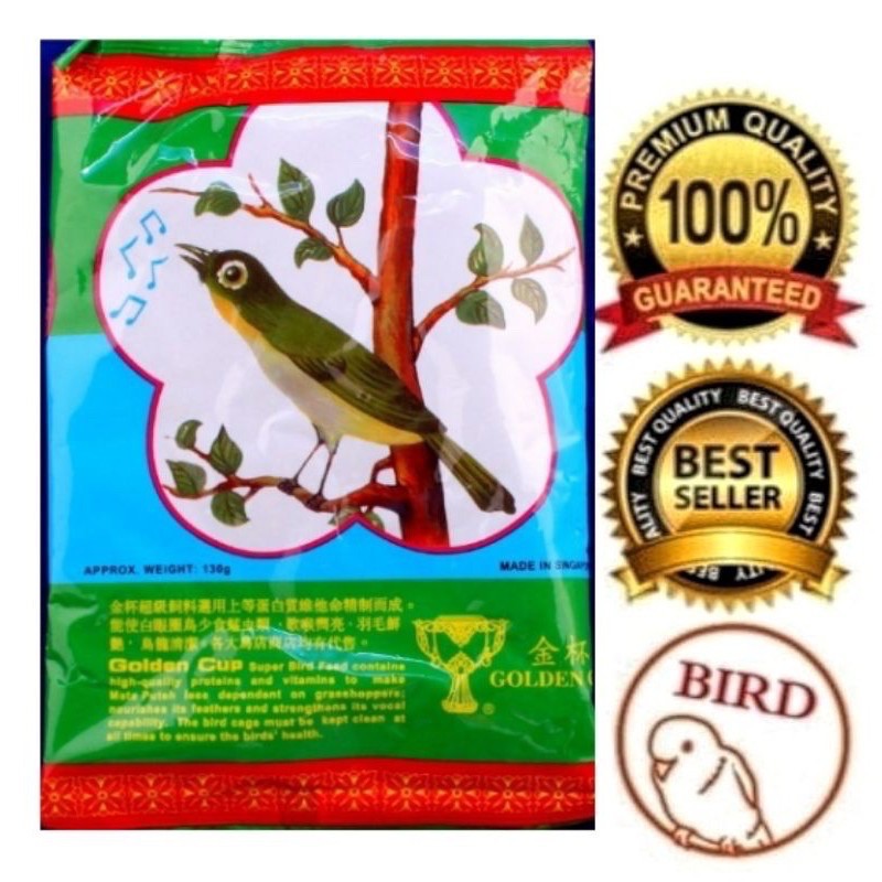 Golden Cup Makanan Mata Putih Pleci Bird Food 120g