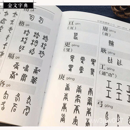 Tik Tok Recommendation 金文字典甲骨文字典 第3版 汉语拼音索引工具书殷墟文字古文