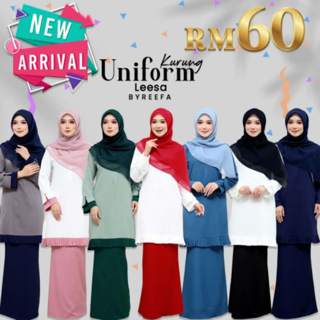  KURUNG  UNIT  BERUNIFORM  GURU S 3XL KURUNG  KOKURIKULUM 