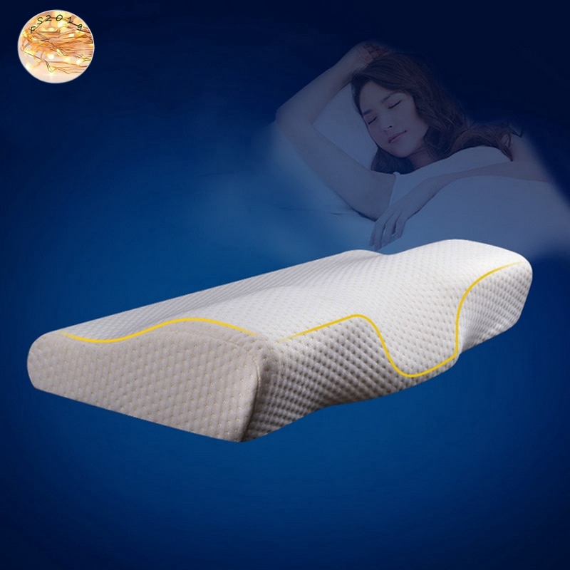 Butterfly Design Memory Pillow Neck protection Slow Rebound Memory Foam
