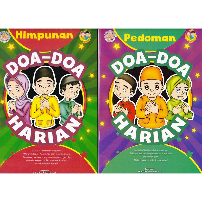 Ready Stok 1 Set 4 Buku Kanak Kanak Doa Doa Harian