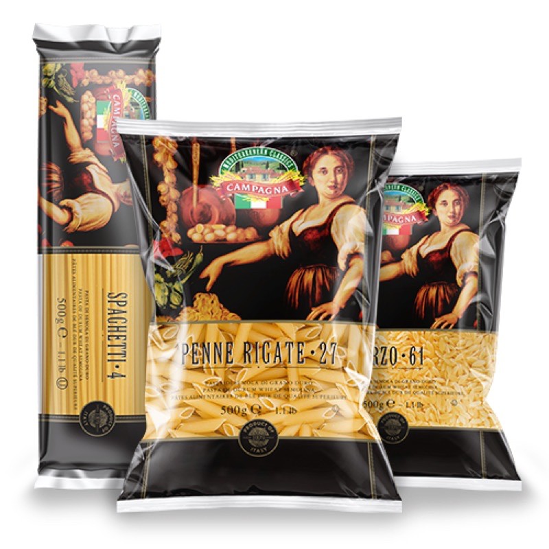 Campagna pasta ( chifferi /fusilli/ spaghetti / penne/ farfalle/500g