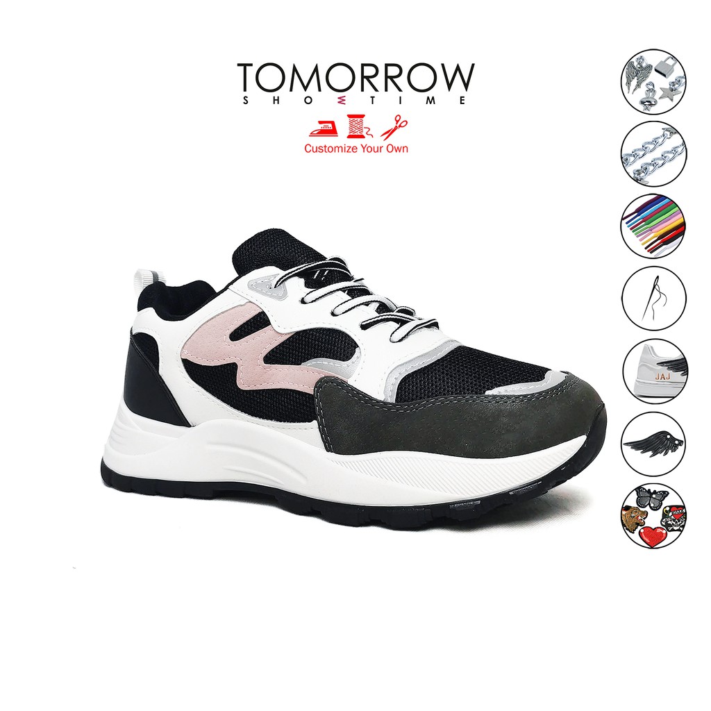 [SHOPEE EXCLUSIVE] Tomorrow Showtime Ladies Sneakers L119 [Free Name Customisation] | Shopee 