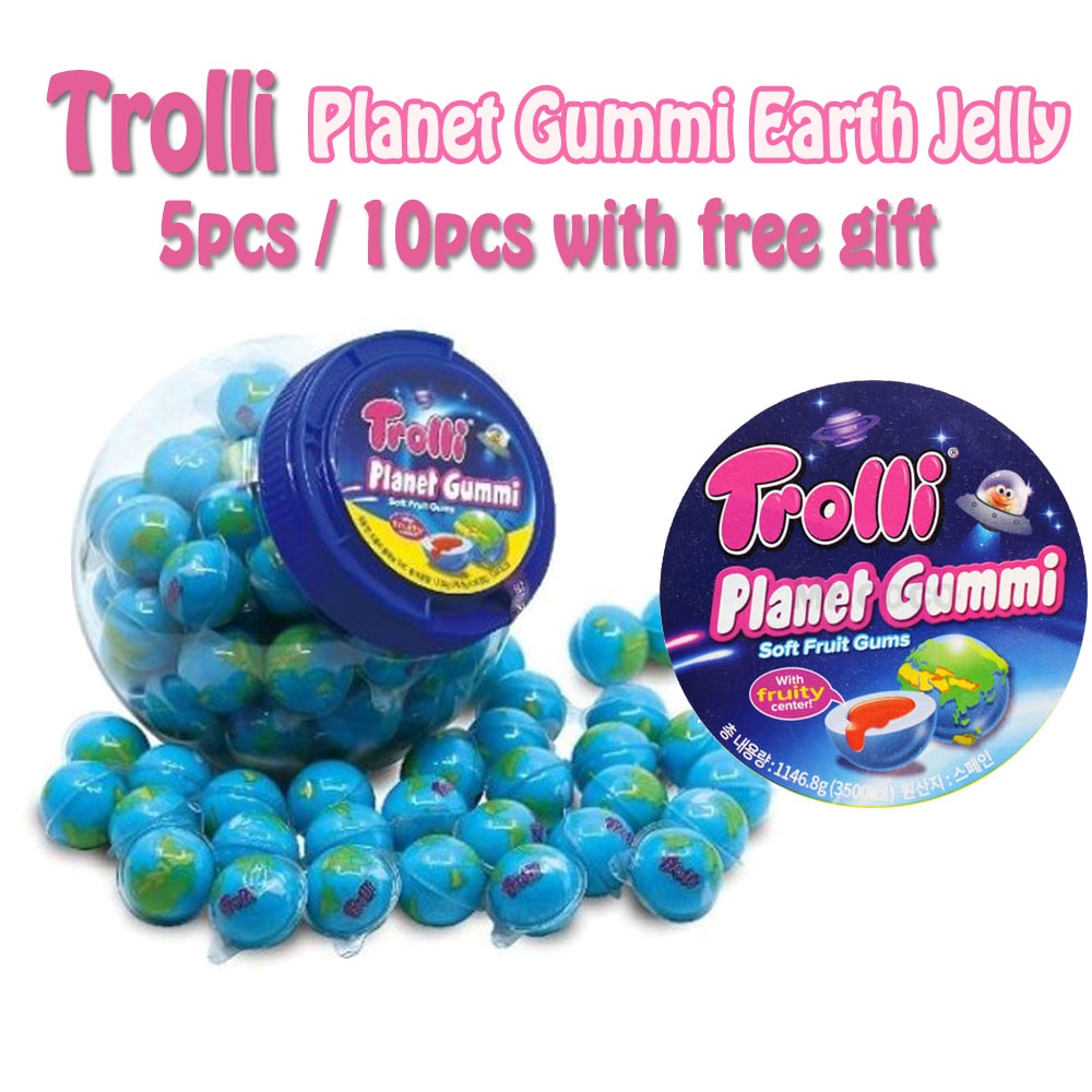 Trolli Gummy Earth Jelly / 5pcs / 10pcs / Shipping from Korea Shopee Malaysia
