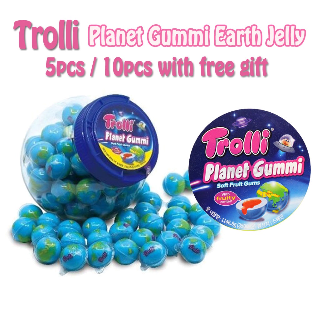 Trolli Planet Gummy Earth Jelly / 5pcs / 10pcs / Shipping from Korea ...