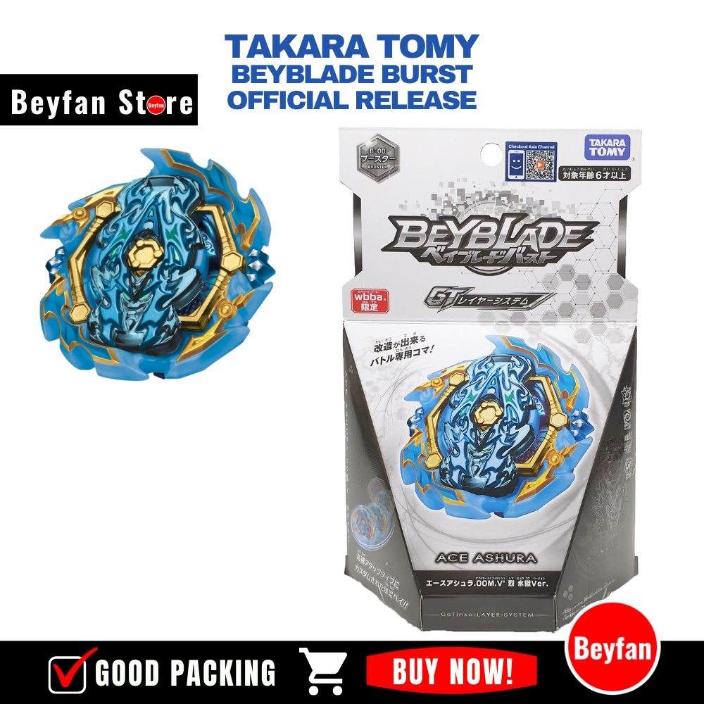 Beyblade Burst BBG-30 Starter Ace Ashura.00M.V' Retsu Ltd Editio Takara Tomy