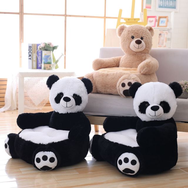 Teddy Bear Panda Children's Sofa Cartoon Toy Lazy Cute Baby Small Sofa Seat  | Shopee Malaysia