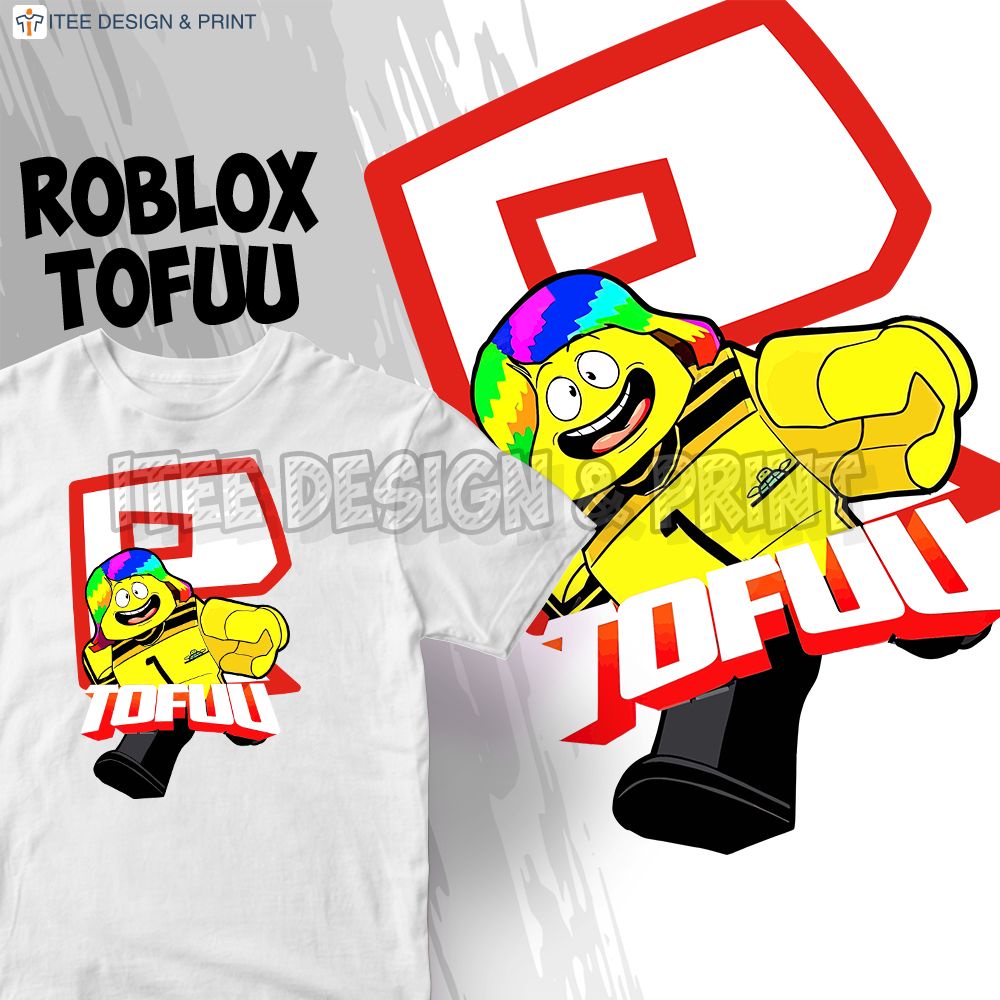 Baju Roblox Tofuu Anime T Shirt Baju Kanak2 Lelaki Boy Shirts Girl