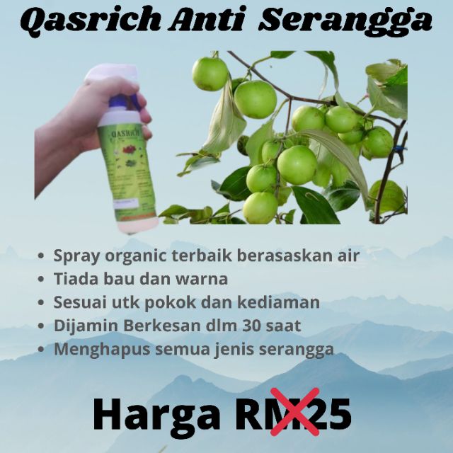 Qasrich (tiada bau dan bukan racun) 500ml ubat serangga 