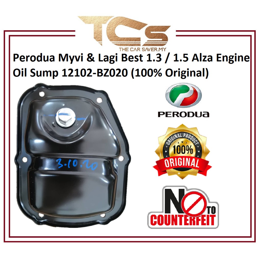 Perodua Myvi & Lagi Best 1.3 / 1.5 Alza Engine Oil Sump 12102-BZ020 (100% Original)