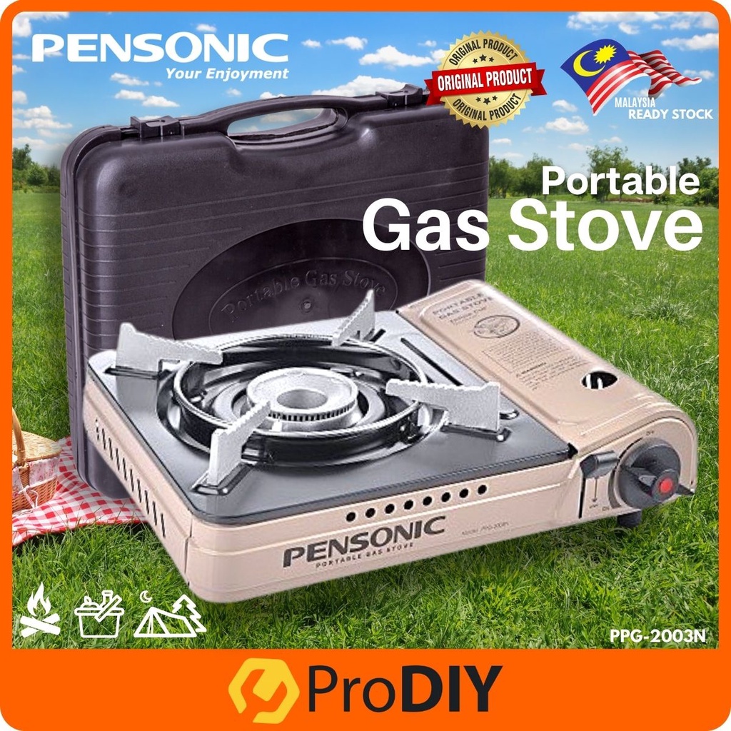 PENSONIC Portable Gas Stove Mini Stove Gas Burner Portable For Outdoor Camping Picnic ( PPG-2003N )