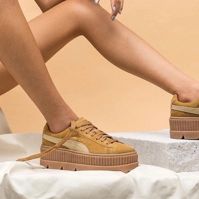 puma fenty creepers tan