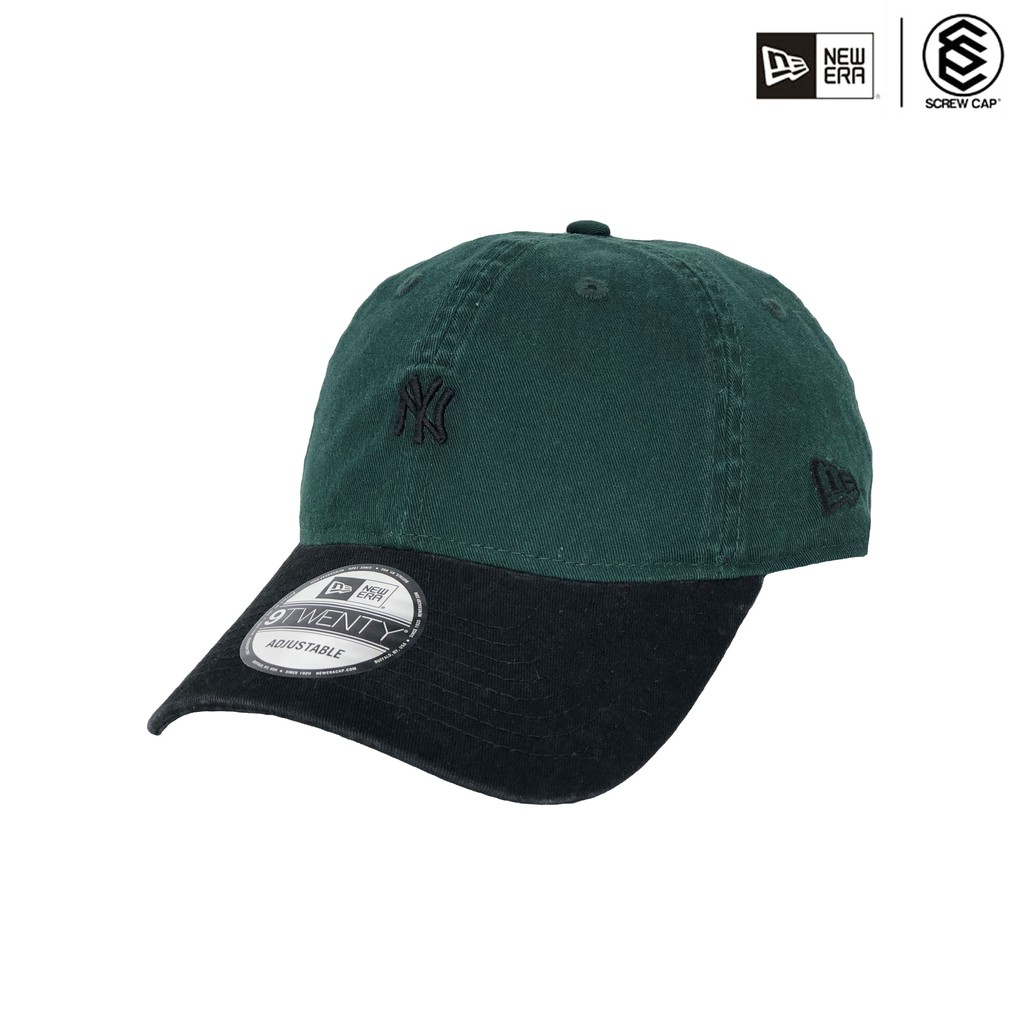 New Era 9twenty 9 Mini Logo Yankees Dark Green Color Snapback Cap Shopee Malaysia