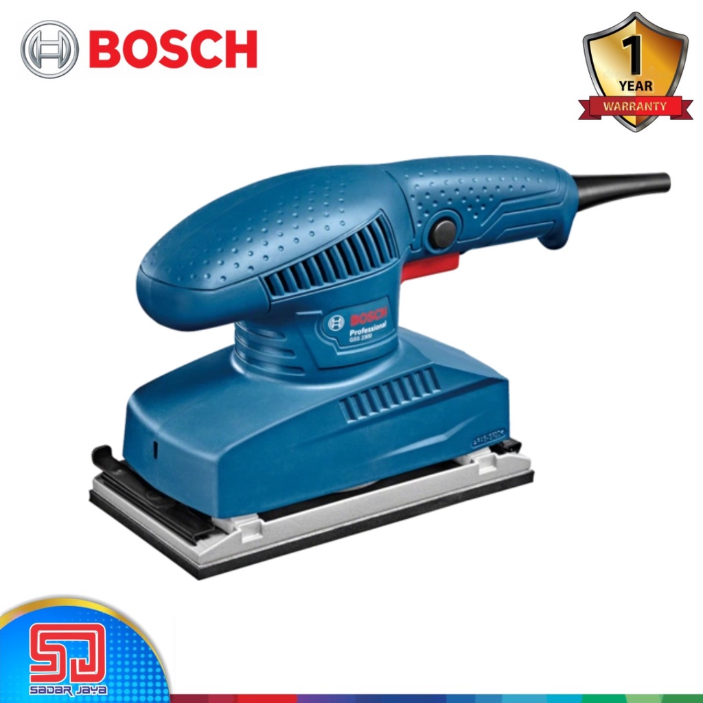 MESIN Bosch GSS 2300 Orbital Finishing Sander Sanding Machine Shopee
