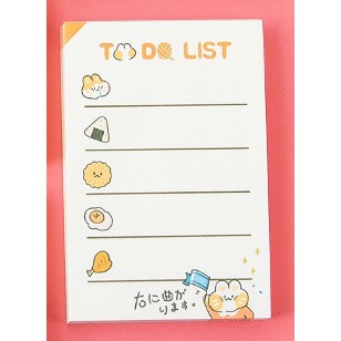 To Do List Notepad Small White Peach Memo Pad Cute Notepad Shopee Malaysia