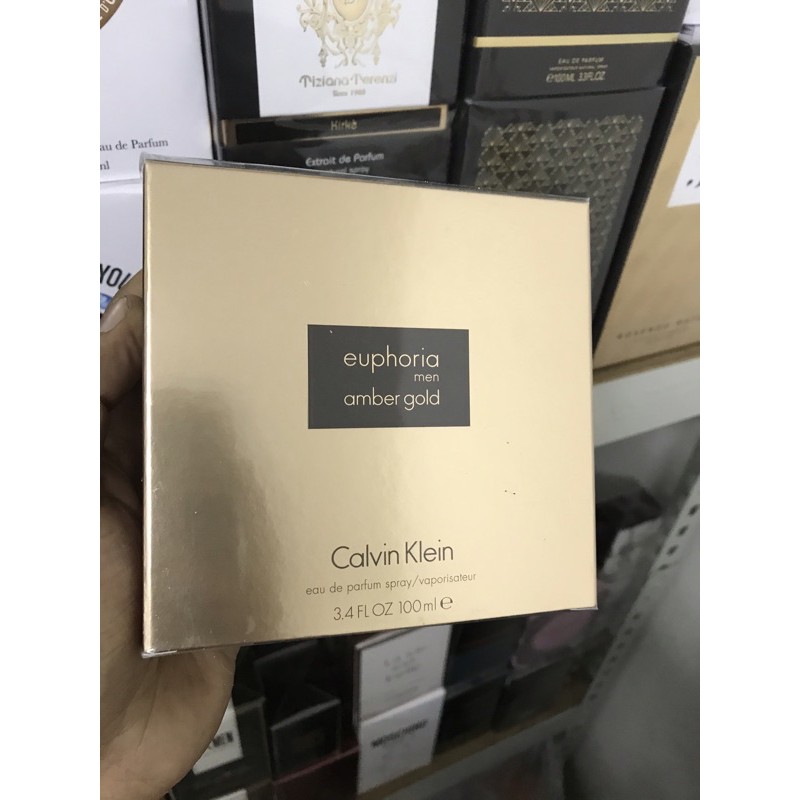 ORIGINAL) Calvin Klein- CK Euphoria Amber Gold Edp 100Ml | Shopee Malaysia