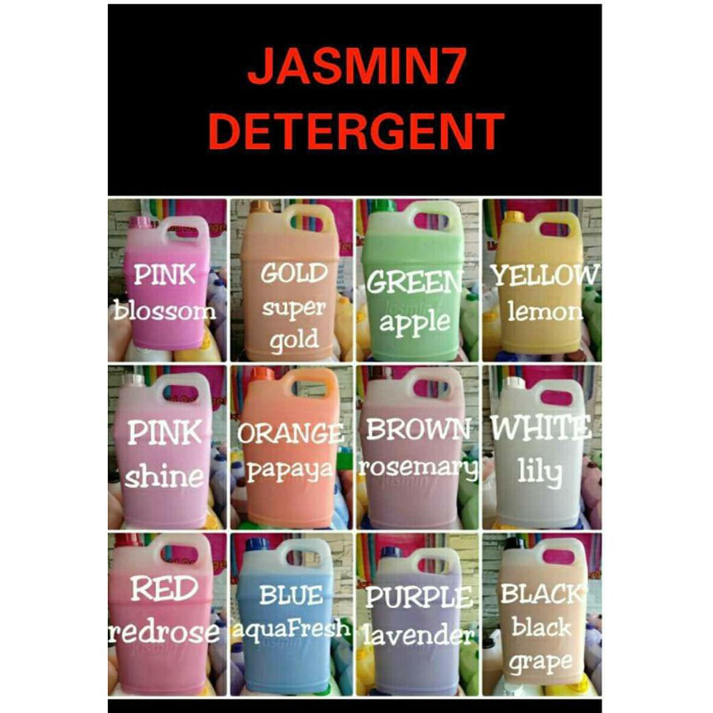 Sabun Pencuci Pakaian Washing Liquid Detergent Jasmin 7 Shopee Malaysia