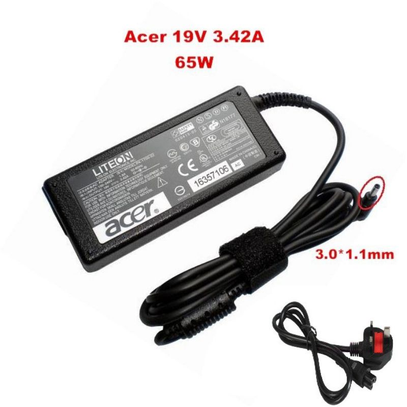 CHARGEUR ALIMENTATION POUR Acer Aspire A315-21-418F A315-21-41J4 19V 3