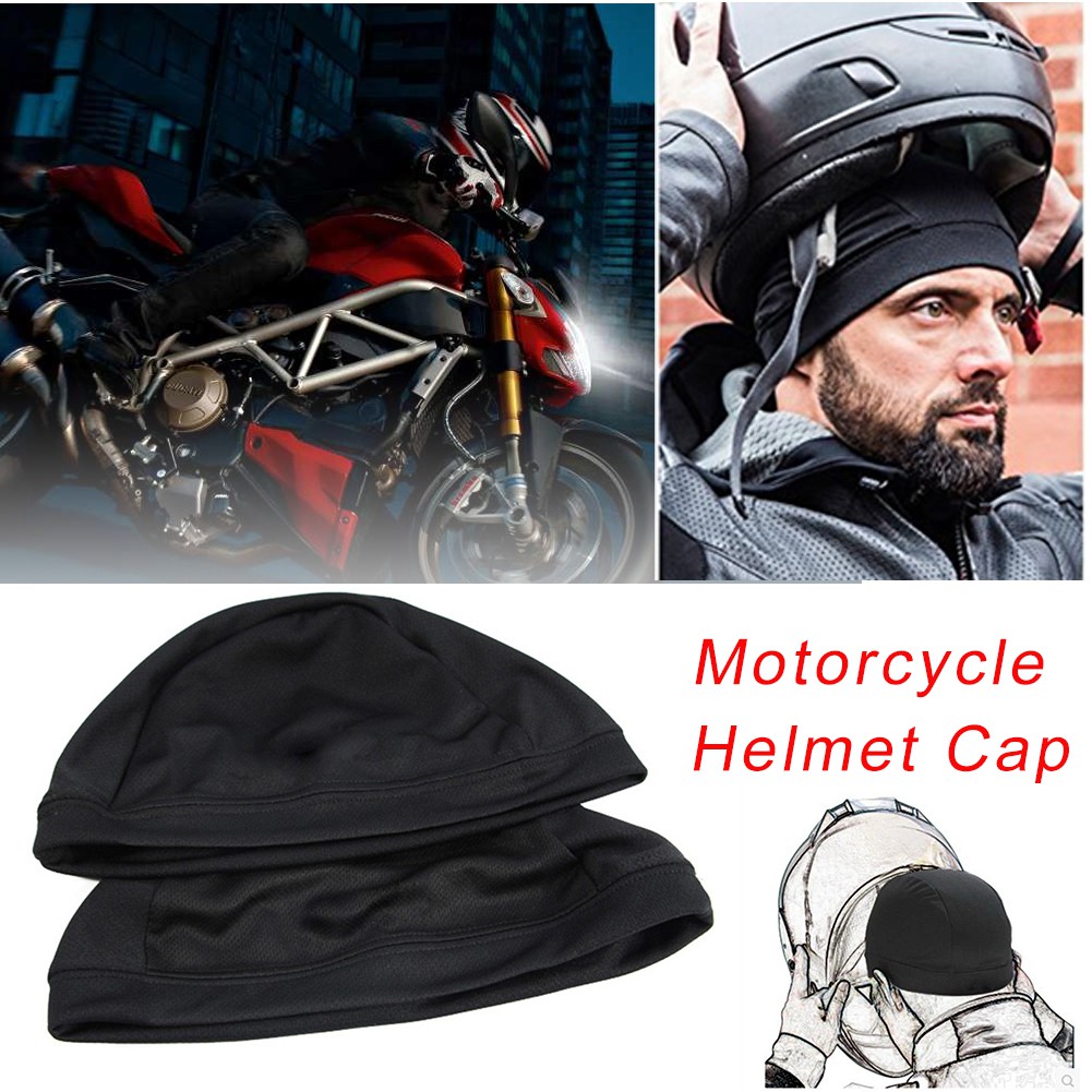 For head circumference 54-64cm horen Motorcycle Helmet Cycling Caps Inner Cap Quick Dry Breathable Hat Cycling Skull Cap Motorcycle Helmet Liner Beanie 