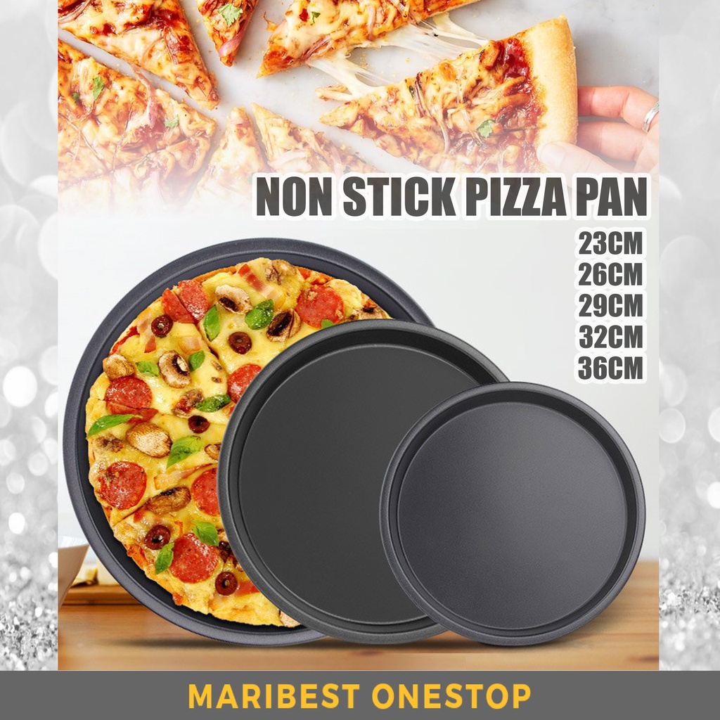 NON STICK PIZZA BAKING PAN PIZZA PLATE PIZZA PAN Round Deep Dish Tray ...