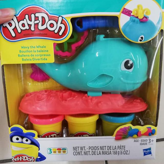 play doh whale