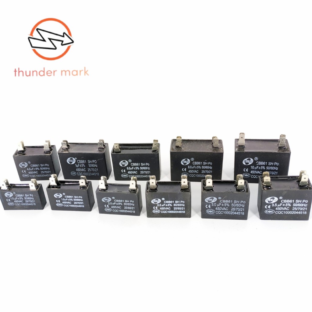 TABLE FAN / CEILING FAN AC CAPACITOR [Kapasitor Kipas Angin/Mesin/Mesin