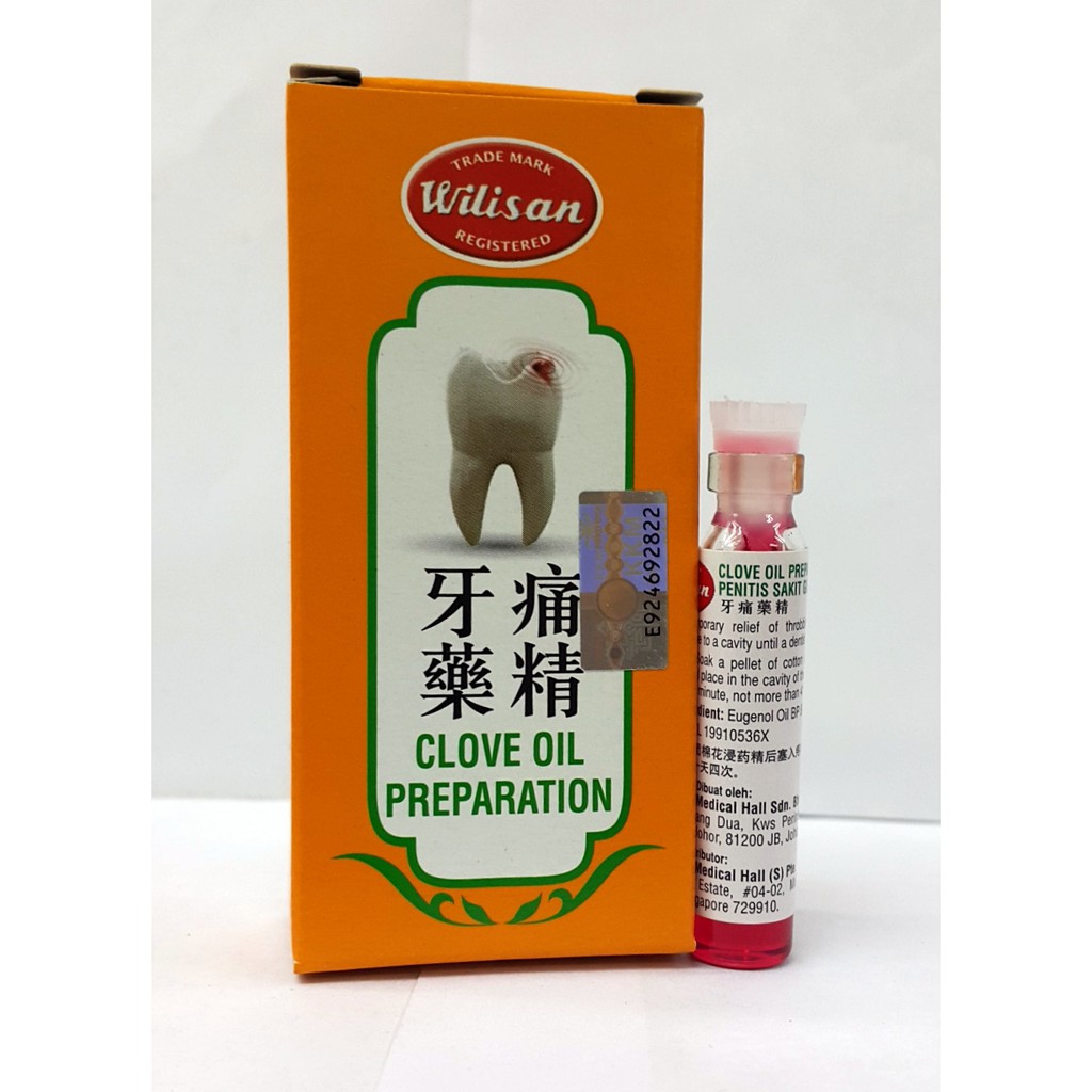 Wilisan Clove Oil Preparation Penitis Sakit Gigi 2ml Shopee