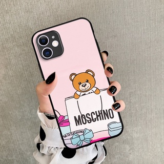 Moschino Teddy Bear For Iphone 12 Case Iphone 12 Mini Case Iphone 12 Pro Case Iphone 12 Pro Max Case Soft Black Silicone Phone Back Cover Case Shopee Malaysia