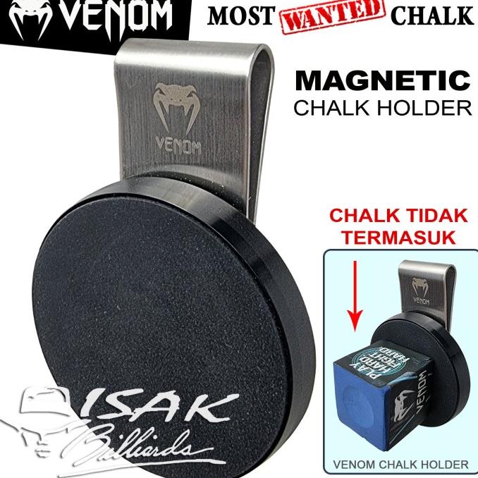 Venom Shark Chalk Holder Black Chalk Predator Roku Billiards