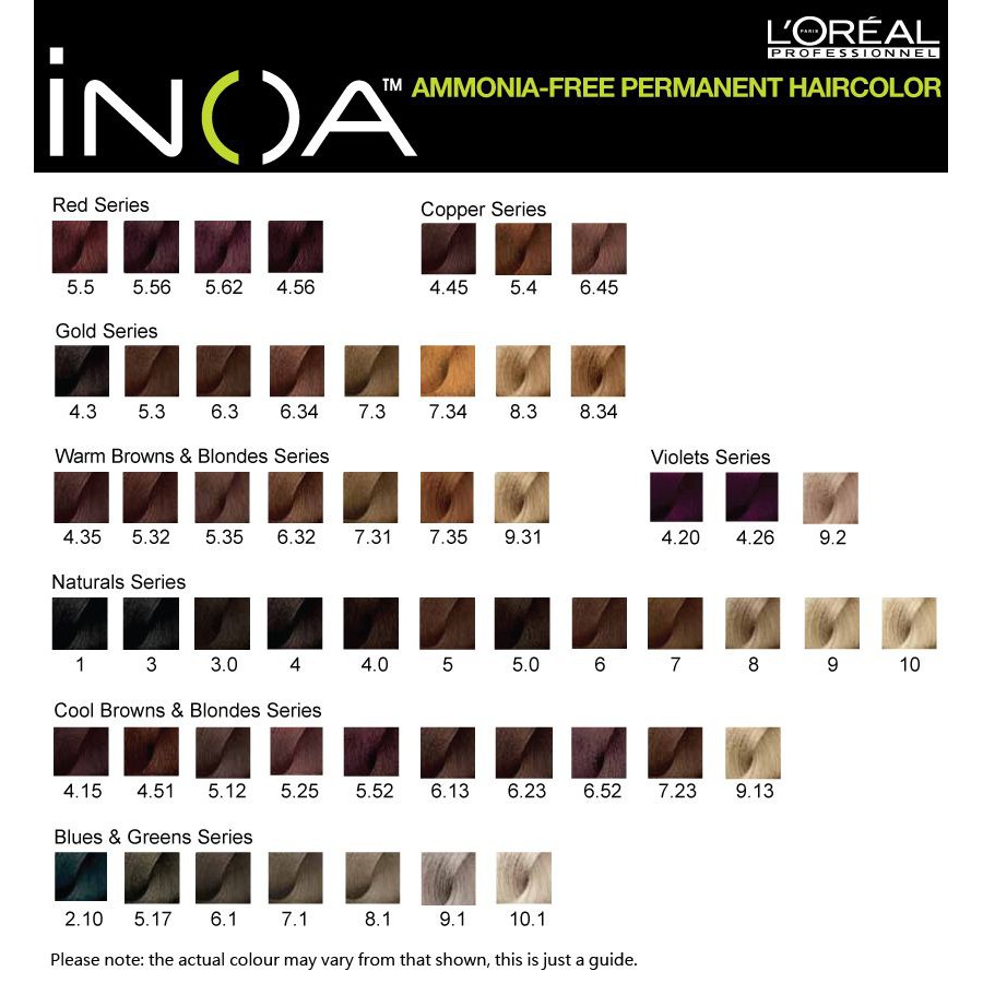 Loreal Inoa Ammonia Free Permanent Hair Color | Shopee Malaysia