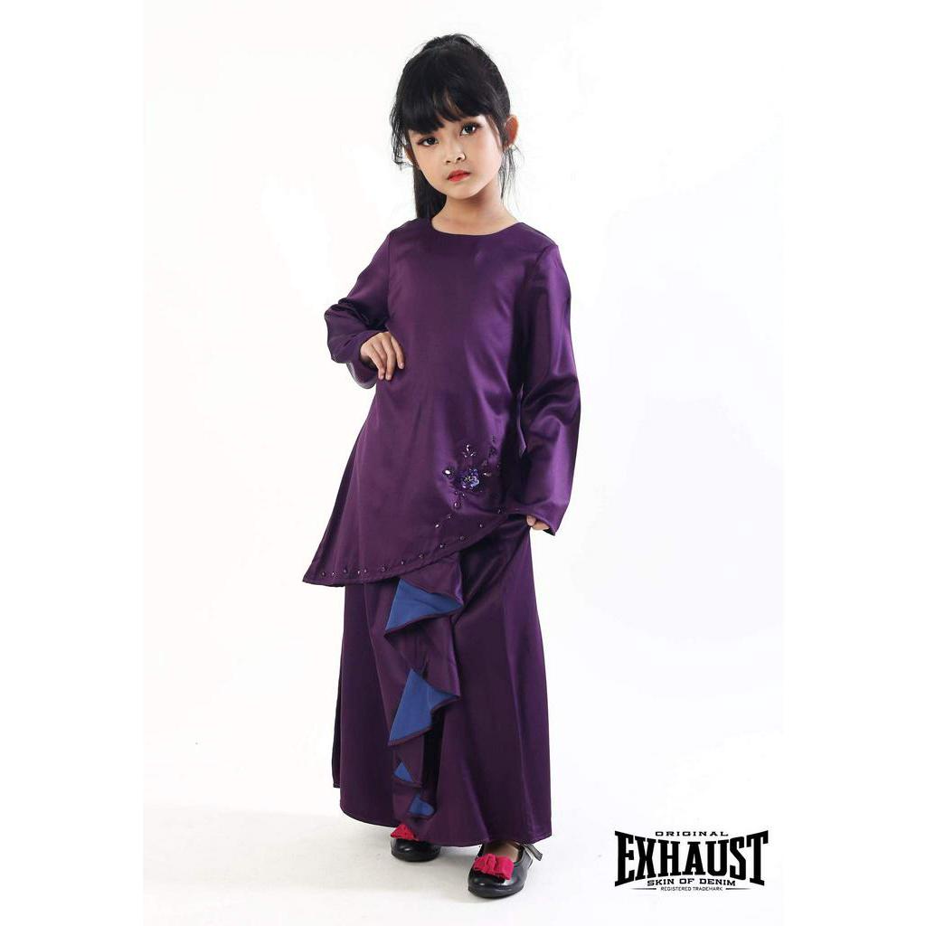 Exhaust Baju Kurung Fashion Kids 7115#4