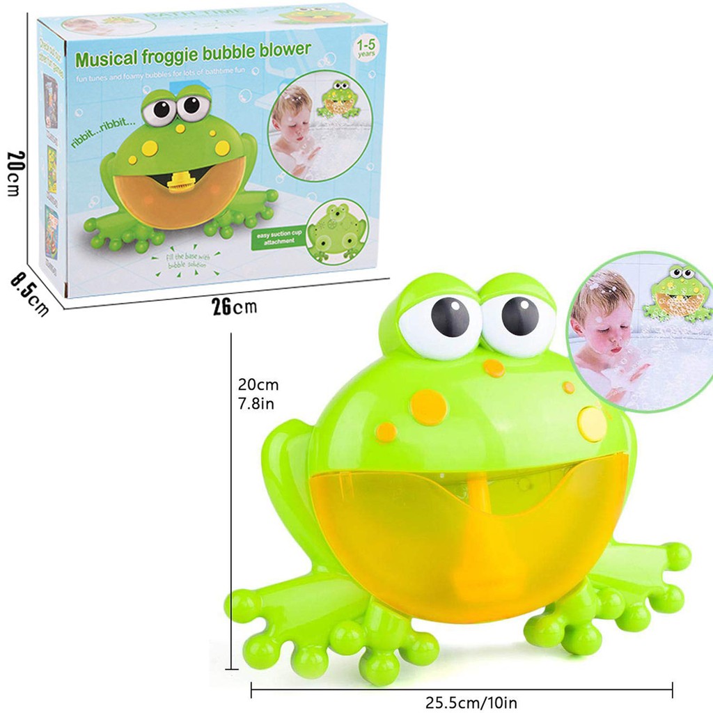 bath bubble frog