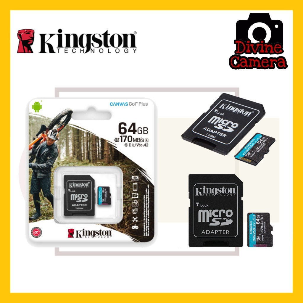 V90 Sd Card Kingston Canvas Go! Plus 64GB SDXC Memory Card Review