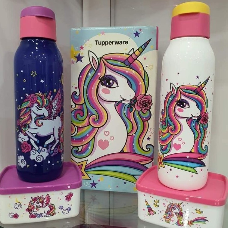 Tupperware: Unicorn Collection Set + Free❤Ready Stock❤