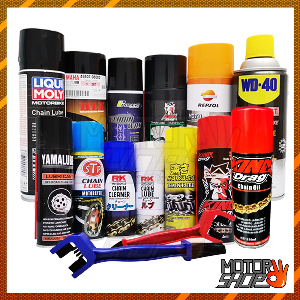 STP/ YAMALUBE/ REPSOL / RK/ KING DRAG LIQUI MOLY/THREEBOND Chain Lube
