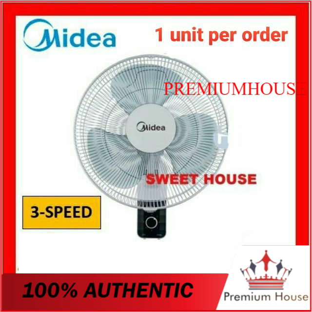 Top Seller Midea Wall Fan 16 Mf 16fw15ka To Replace Mf 16fw6h Shopee Malaysia