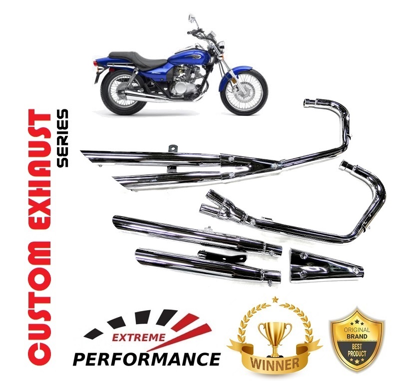 Jaguh 175 Ekzos Twin Double Exhaust Pipe EJM miniful Modenas Muffler