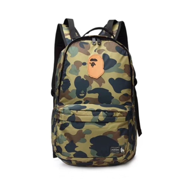 bape x supreme backpack