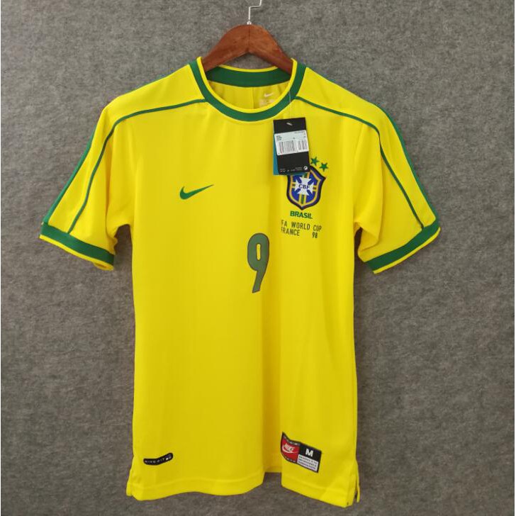 1998 brazil soccer jersey world cup 