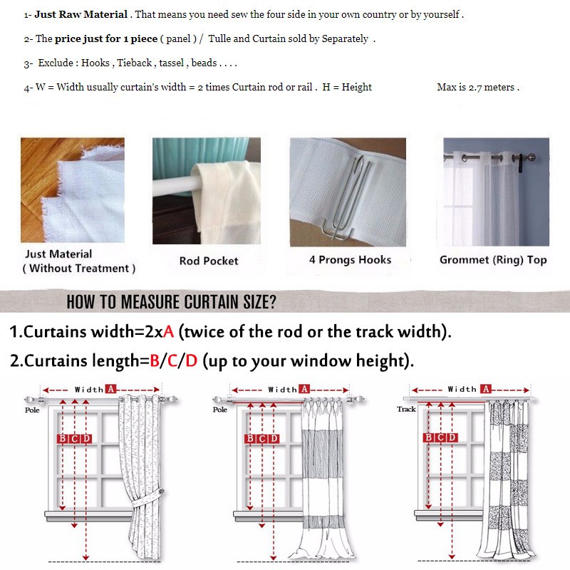 Sortina 5 Colors Gradient Curtain Door Window Curtains For Living