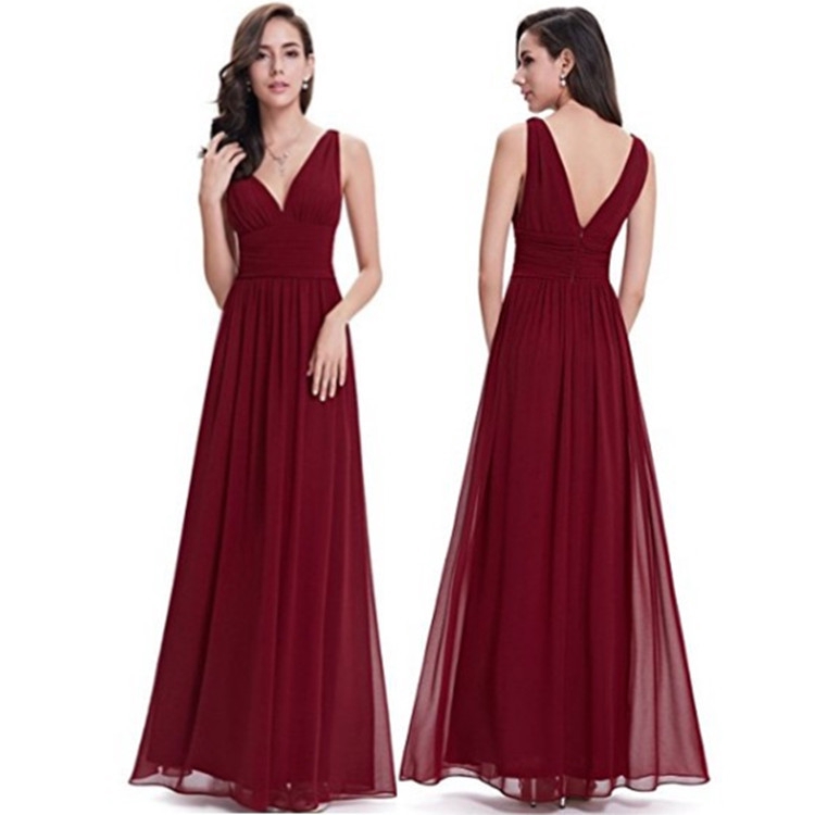 formal red maxi dress