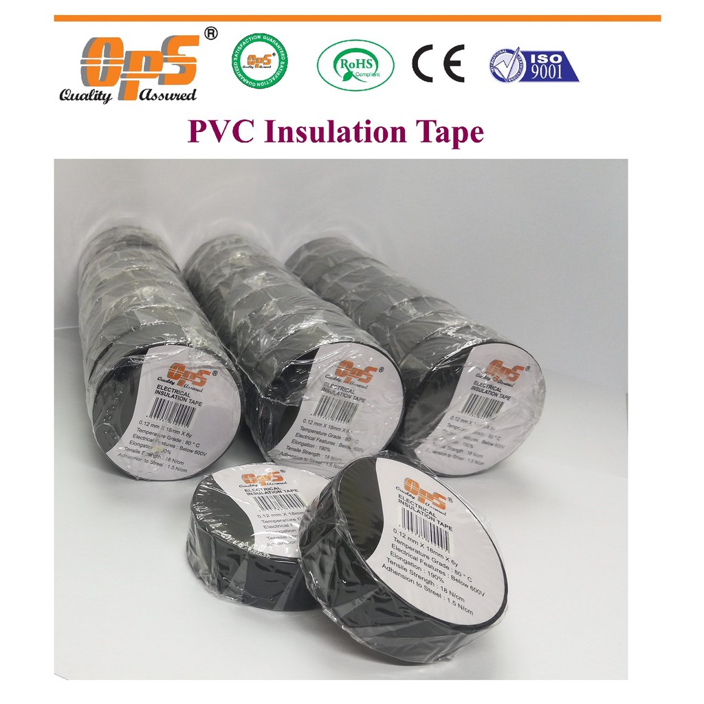 OPS Electrical Insulation Wire Tape 0.12mm X 18mm X 6y (1PC/ 1 Biji)