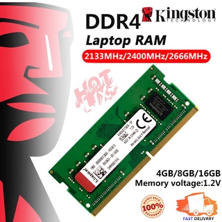 [24h Ship]Kingston DDR4 4GB 8GB 16GB Laptop RAM SODIMM 2133Mhz 2400Mhz 2666Mhz 3200Mhz 1.2V PC4 Memory
