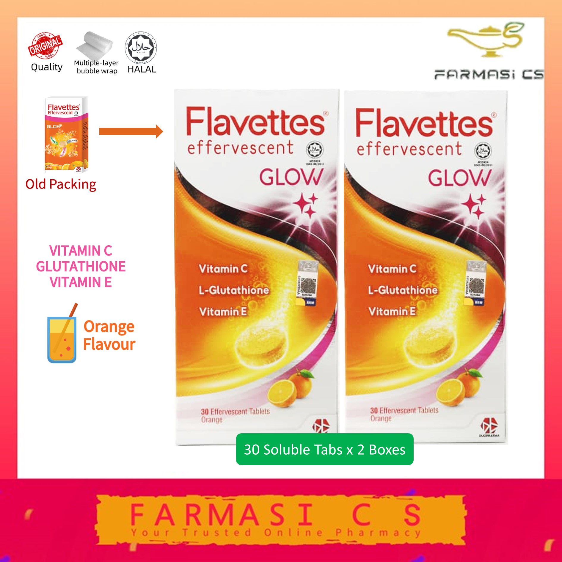 Vitamin c flavettes